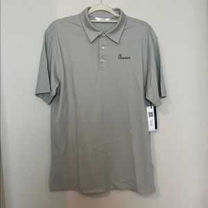 NEW NWT Oobe men’s Paul Polo light, gray Chick-fil-A employee polo shirt team M